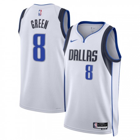 NBA Mænd Trøje Dallas Mavericks Josh Green 8 2022-23 Nike Association Edition Hvid Swingman NBA Mænd Trøje Dallas Mavericks Josh Green 8 2022-23 Nike Association Edition Hvid Swingman